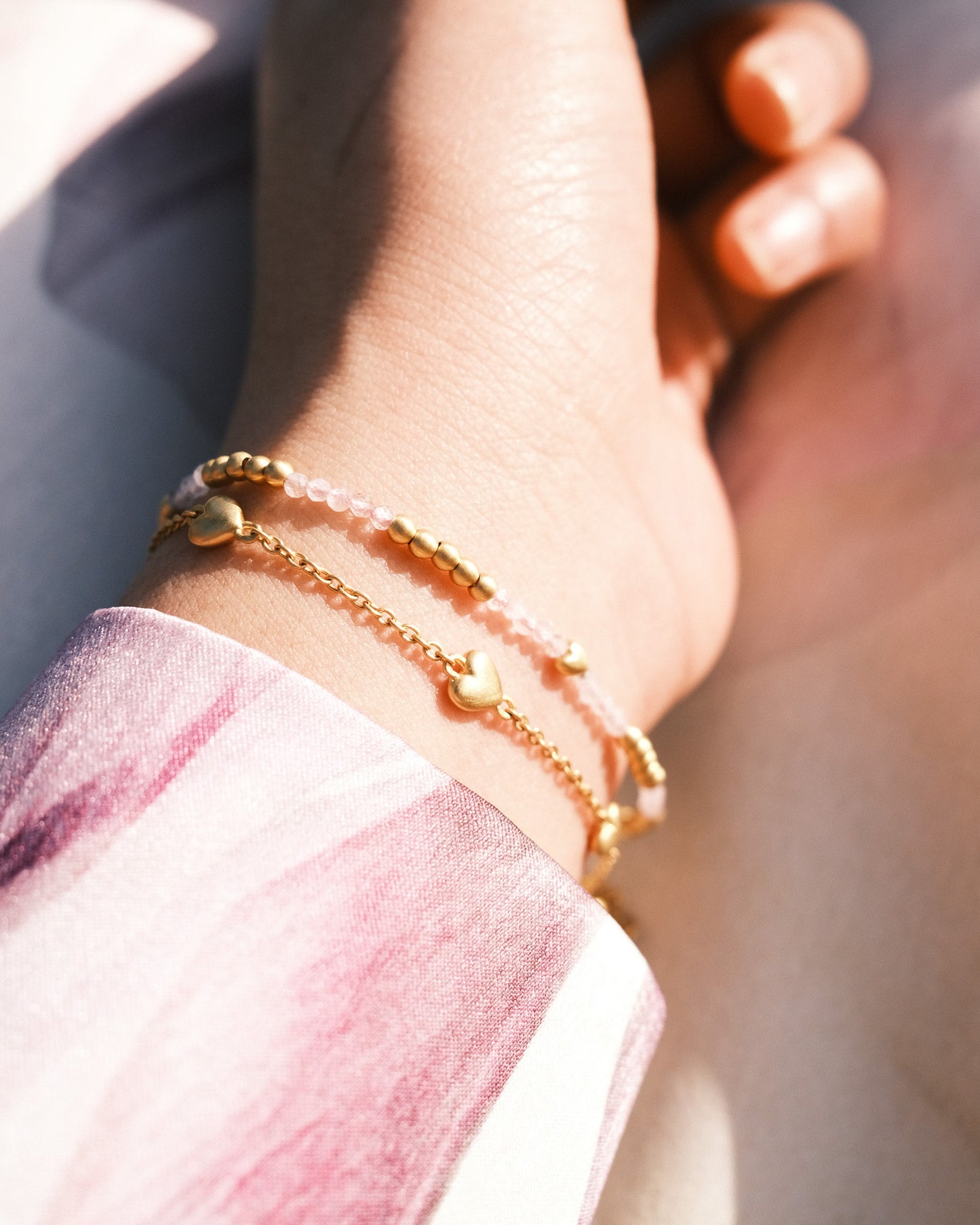 MAYA PUFFY HEARTS BRACELET