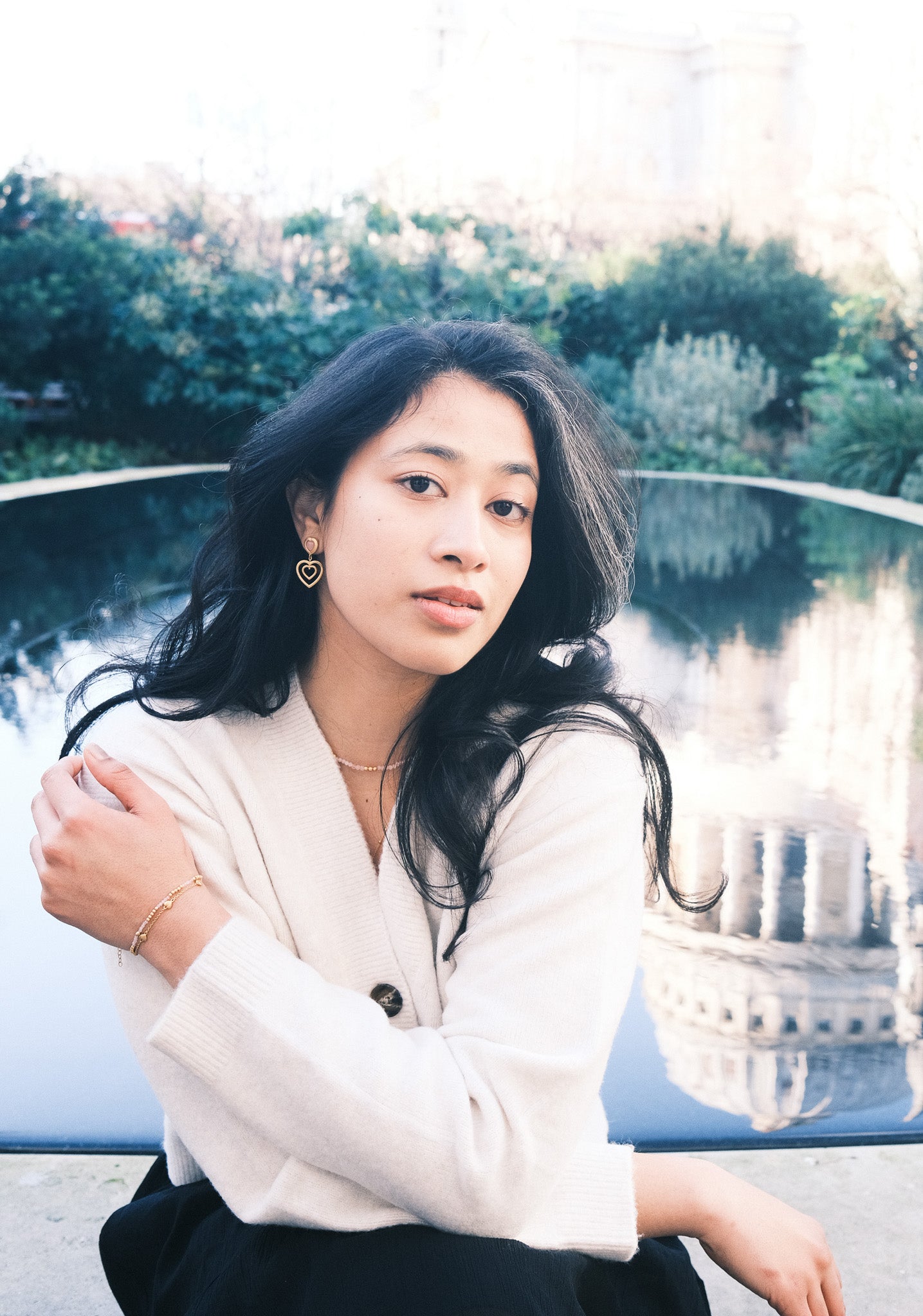 MAYA SPINNING HEART EARRINGS