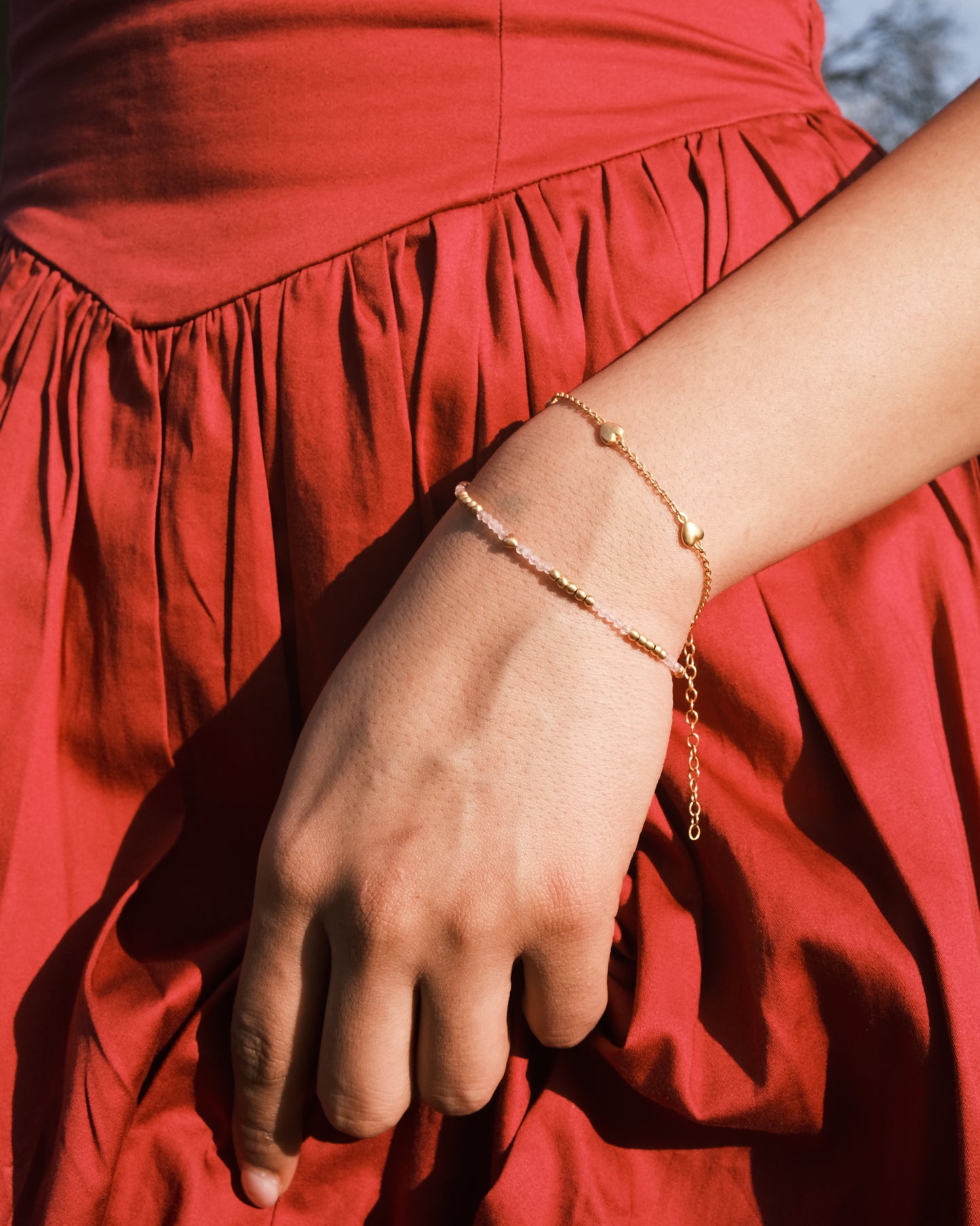 MAYA PUFFY HEARTS BRACELET