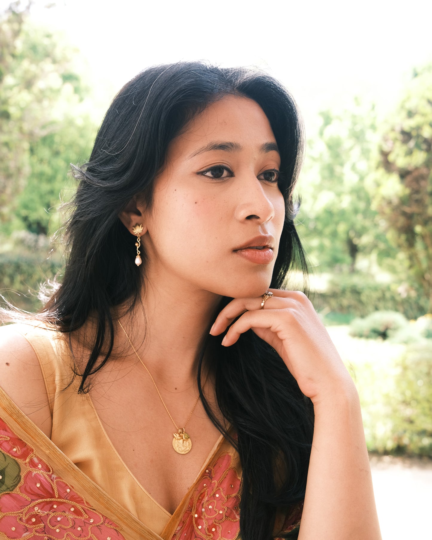 KAMAL EARRINGS WITH PEARL