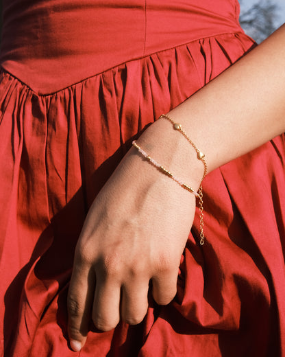 MAYA PUFFY HEARTS BRACELET