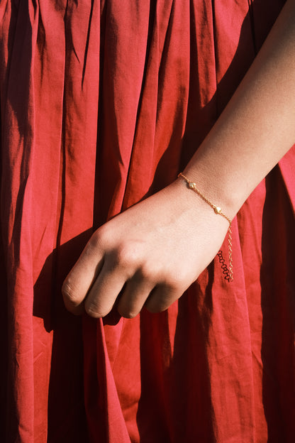 MAYA PUFFY HEARTS BRACELET