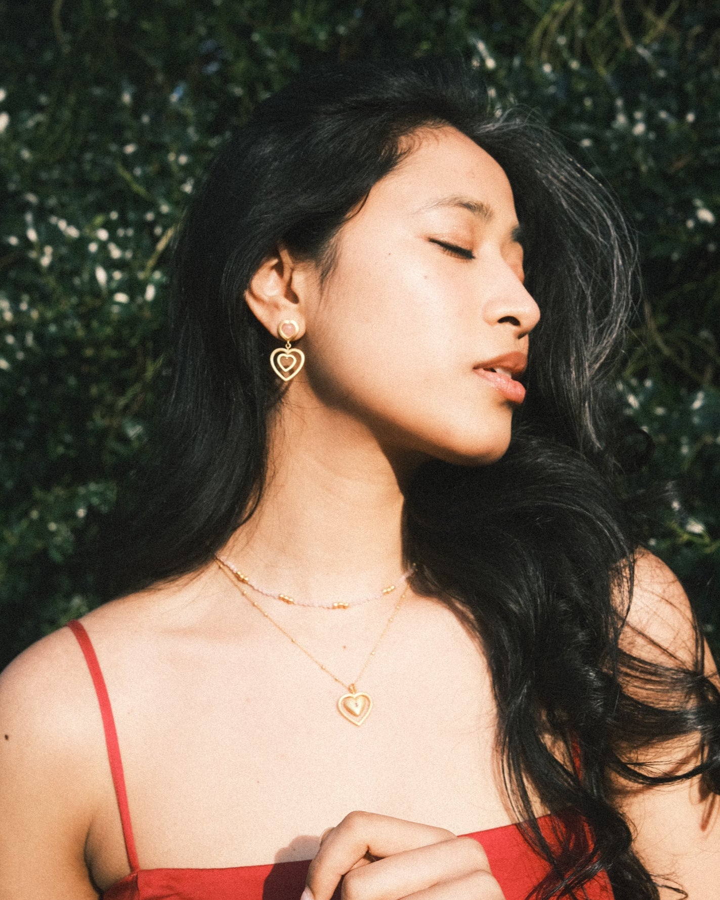MAYA SPINNING HEART EARRINGS